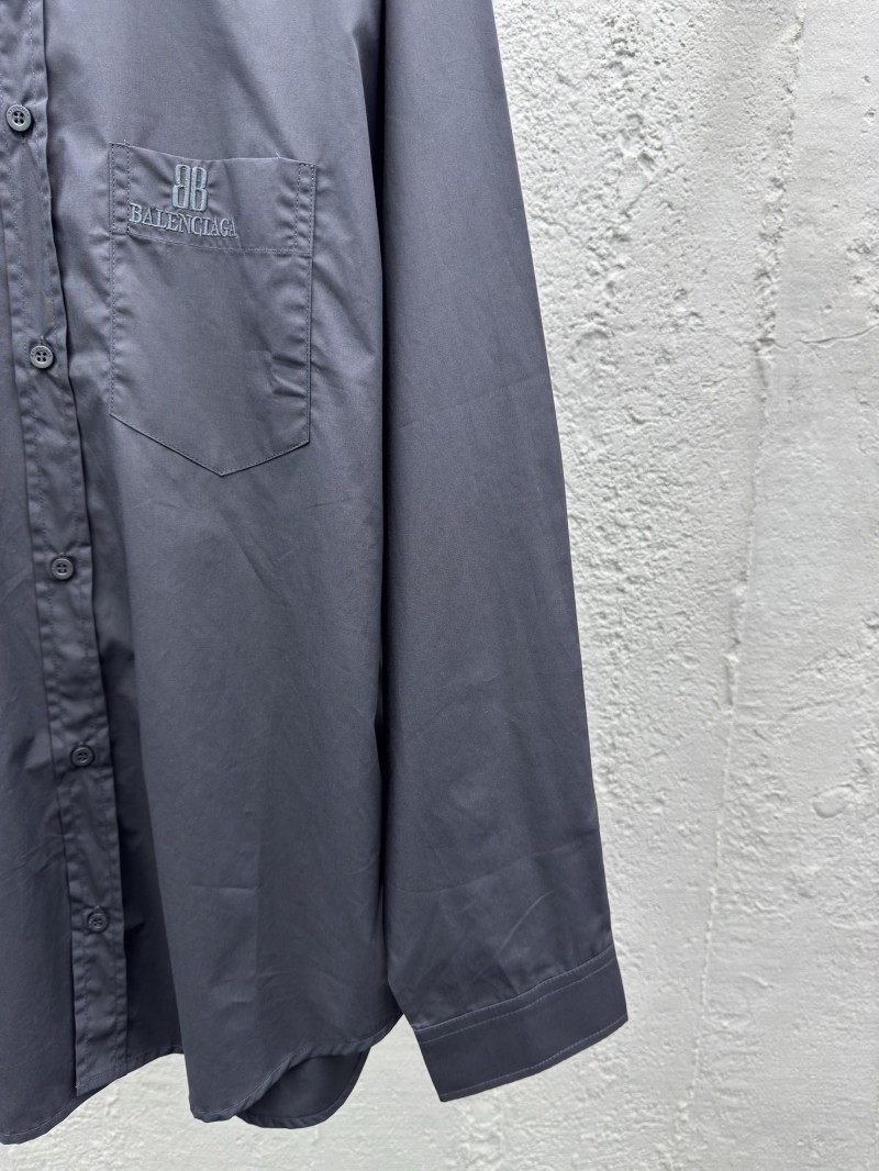 Balenciaga nano BB embroidered shirt black 6