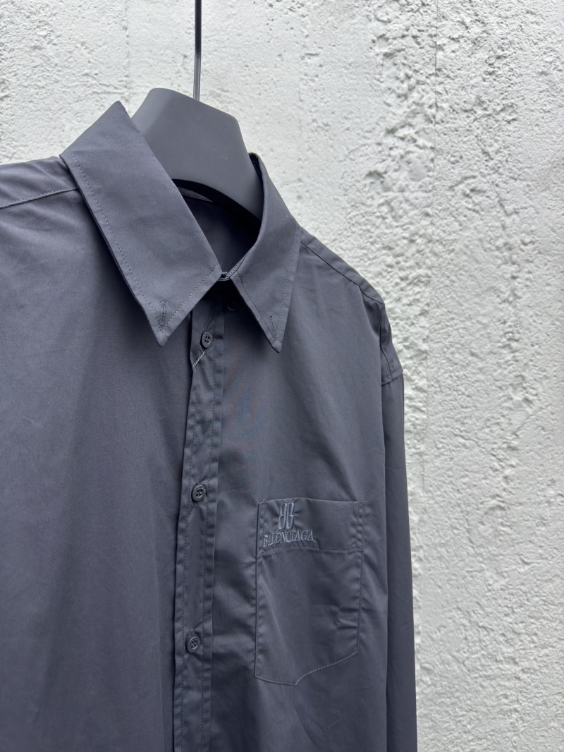 Balenciaga nano BB embroidered shirt black 7