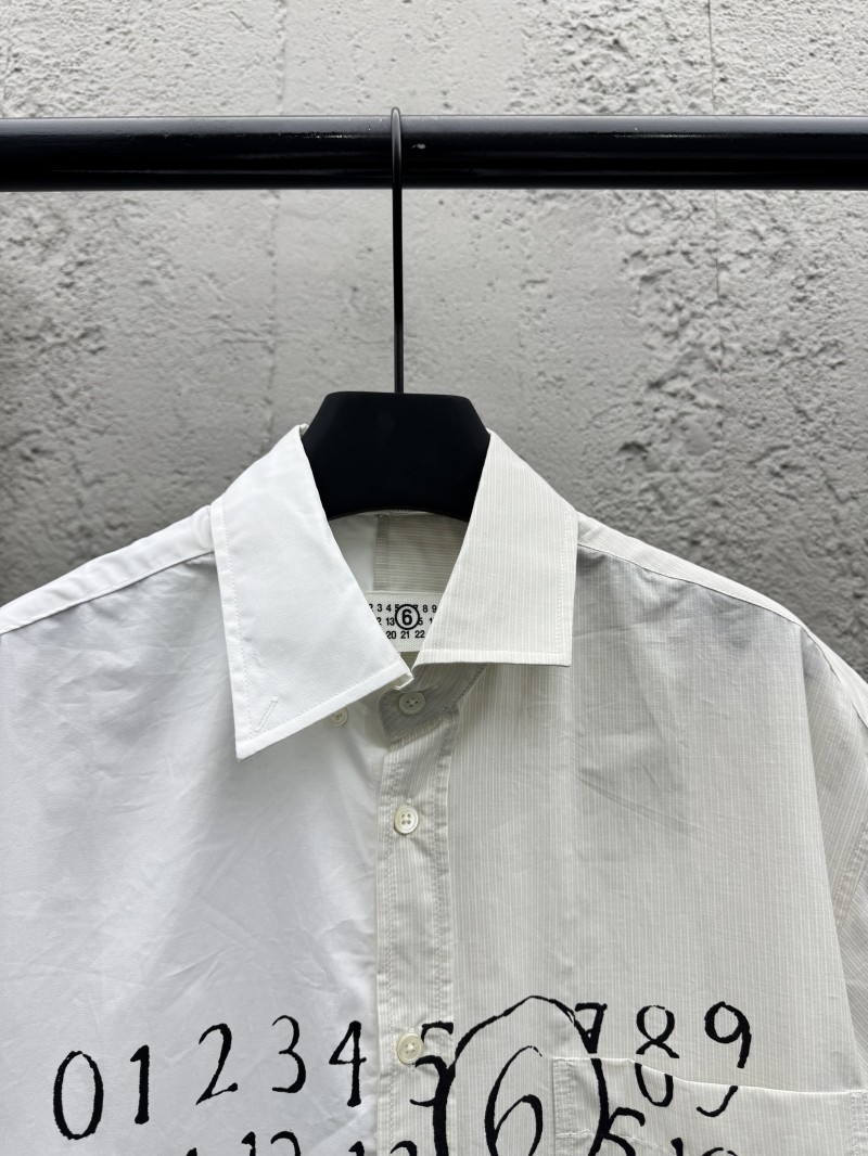 Maison Margiela 25Ss New Digital Printed Color Block Shirt 2