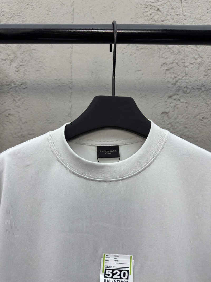 Balenciaga 520 Label Sticker Short Sleeve 1 2