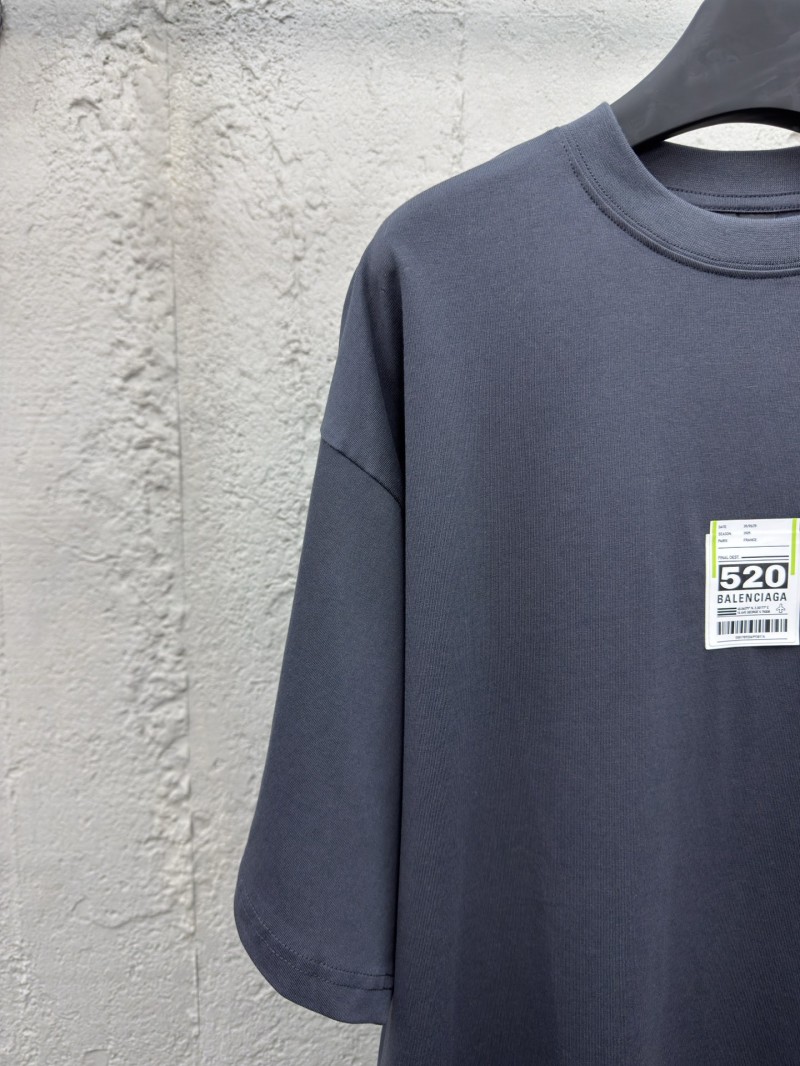 Balenciaga 520 Label Sticker Short Sleeve 2 3