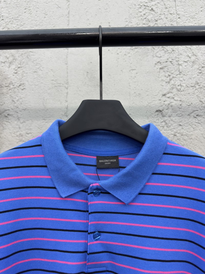Balenciaga 25SS Show Striped polo shirt 1 2