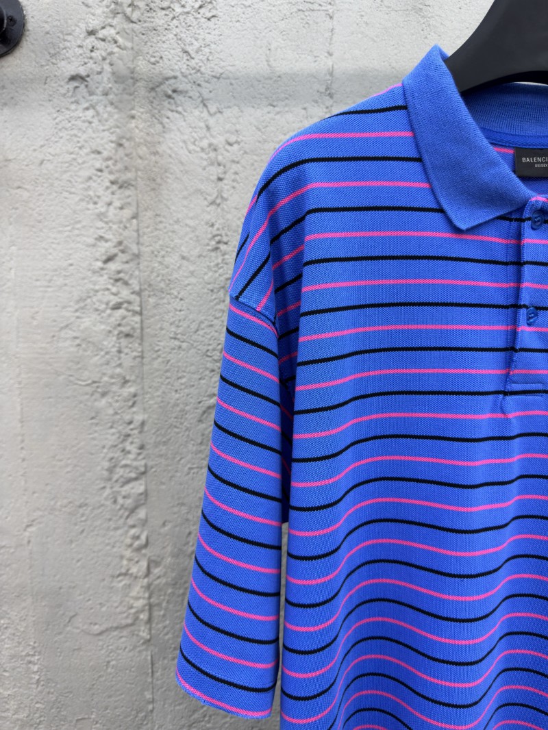 Balenciaga 25SS Show Striped polo shirt 1 3