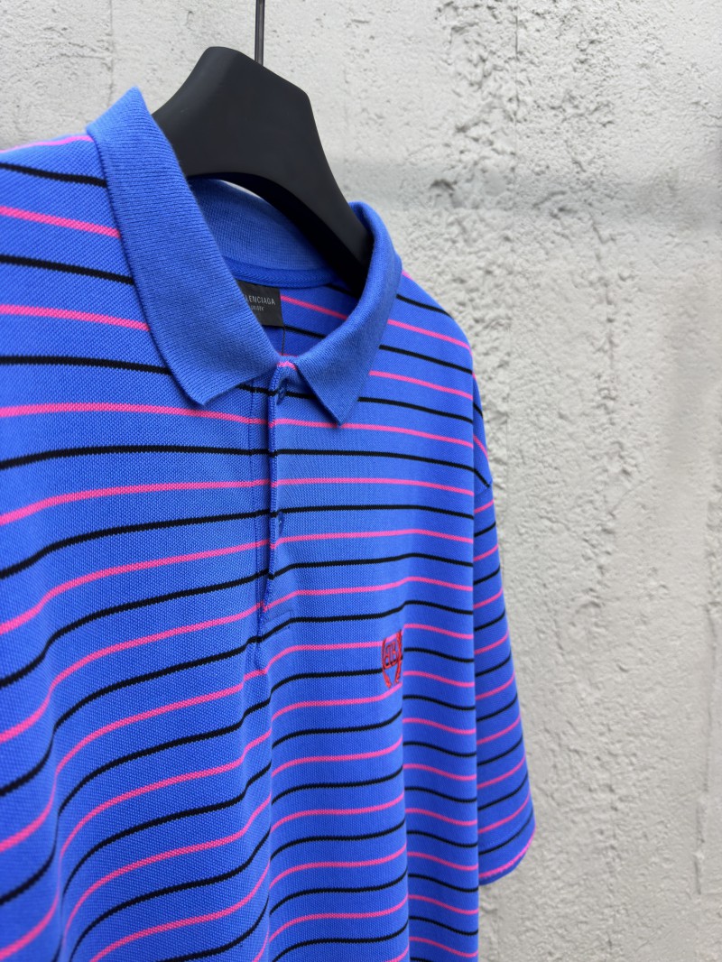 Balenciaga 25SS Show Striped polo shirt 1 7