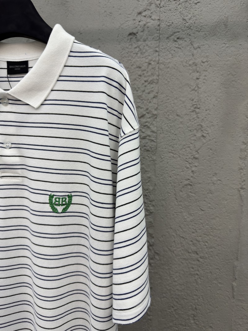 Balenciaga 25SS Show Striped polo shirt 2 4