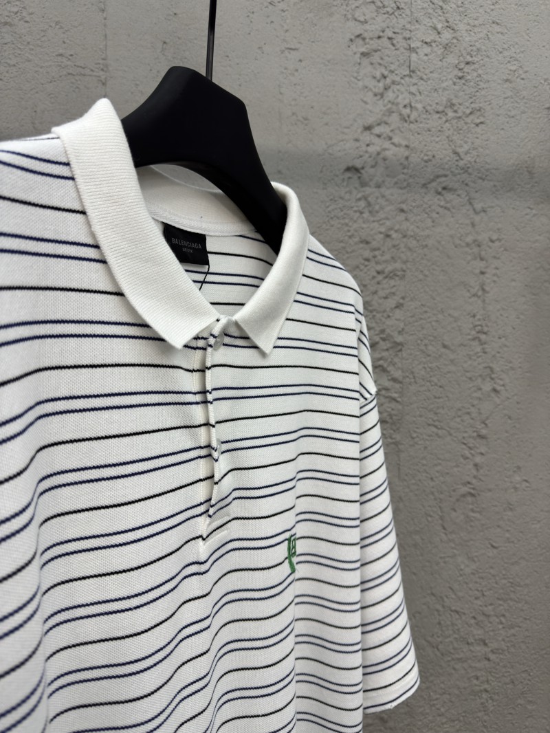 Balenciaga 25SS Show Striped polo shirt 2 7