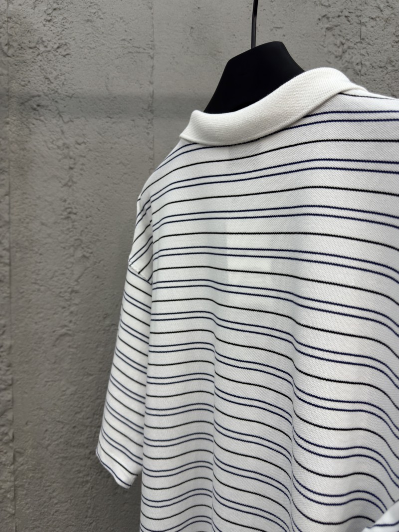 Balenciaga 25SS Show Striped polo shirt 2 8