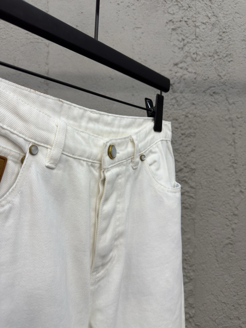 lv embroidered skateboard jeans 7