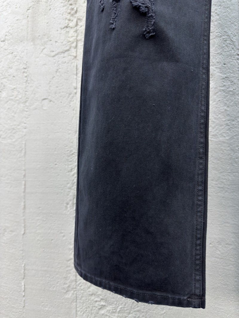 Balenciaga Black Destroyed Jeans 5