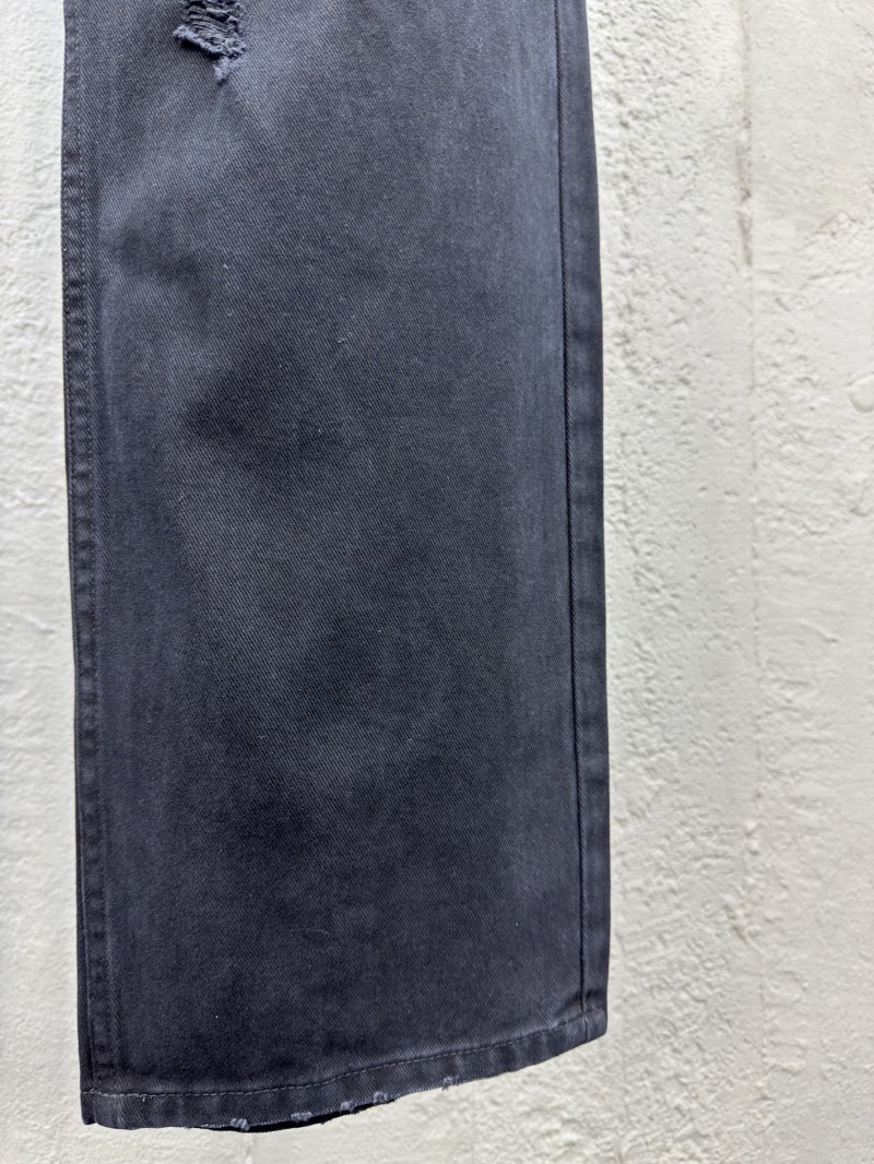 Balenciaga Black Destroyed Jeans 6