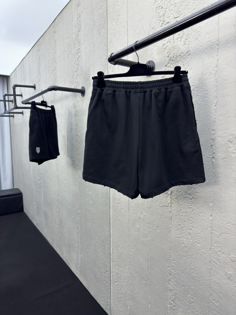 Balenciaga embroidered monogrammed shorts 1