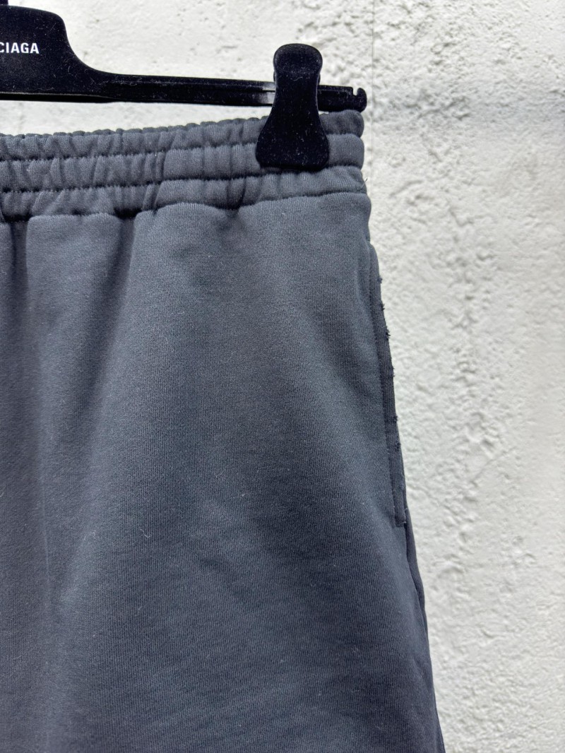 Balenciaga embroidered monogrammed shorts 4