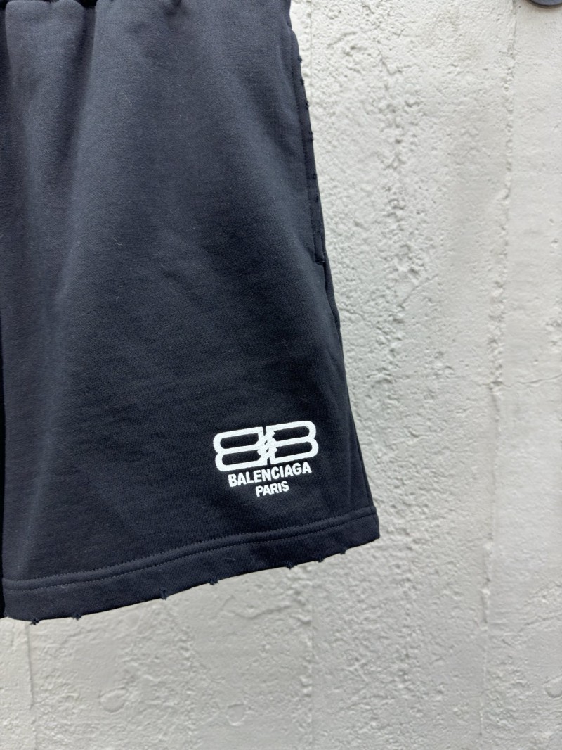 Balenciaga embroidered monogrammed shorts 6