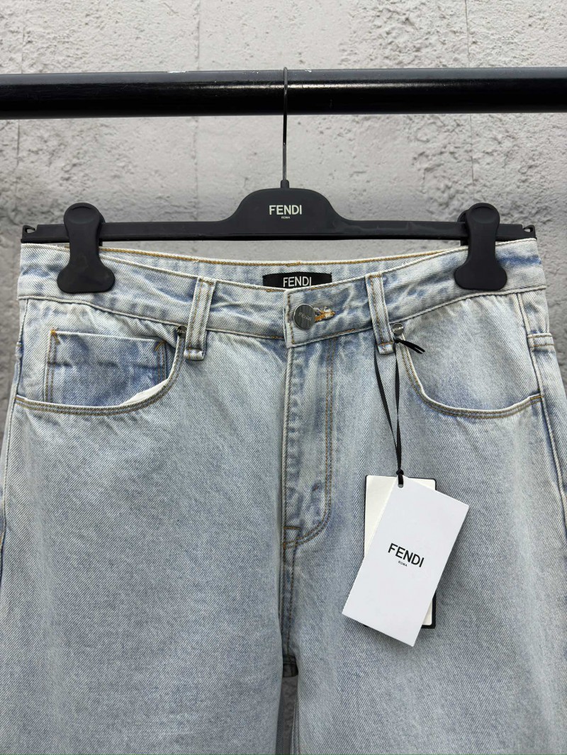 fendi leather label jeans 2