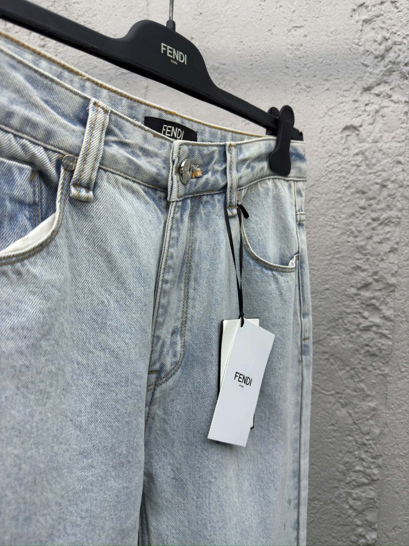 fendi leather label jeans 7