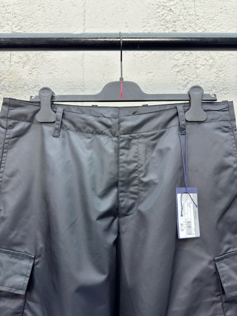 Prada Triangle Label Recycled Nylon Shorts 2