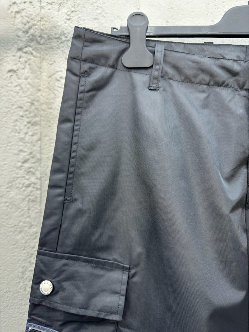 Prada Triangle Label Recycled Nylon Shorts 3