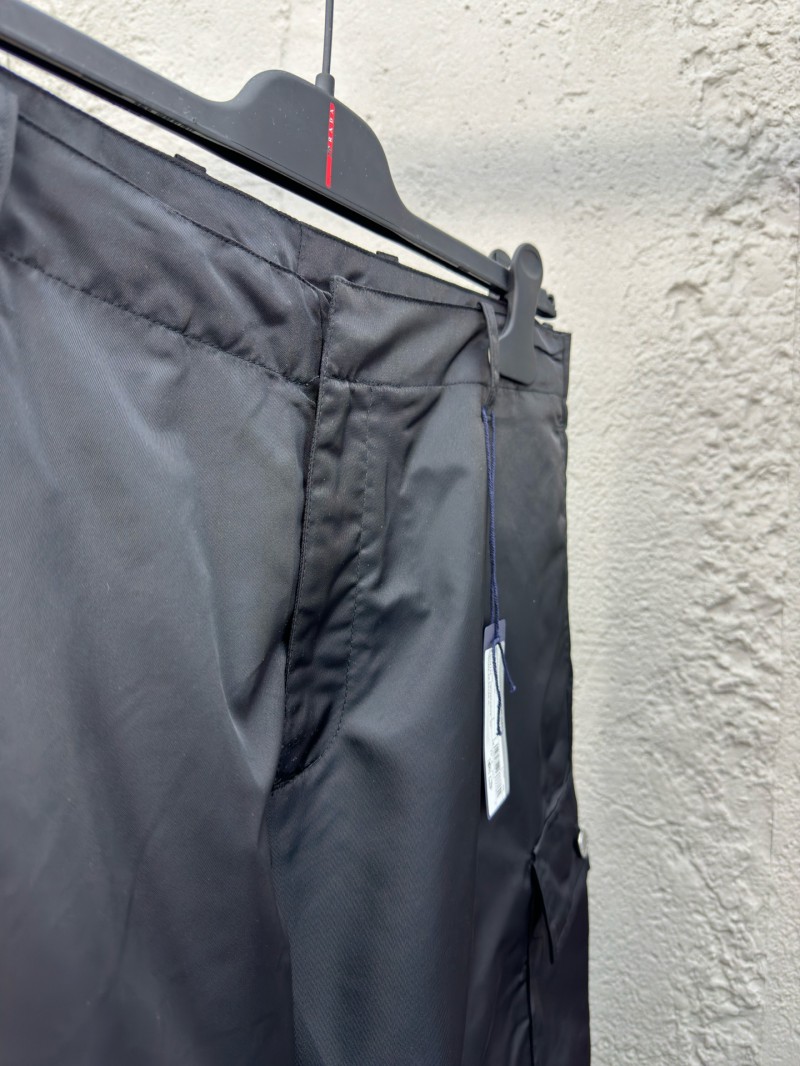 Prada Triangle Label Recycled Nylon Shorts 7