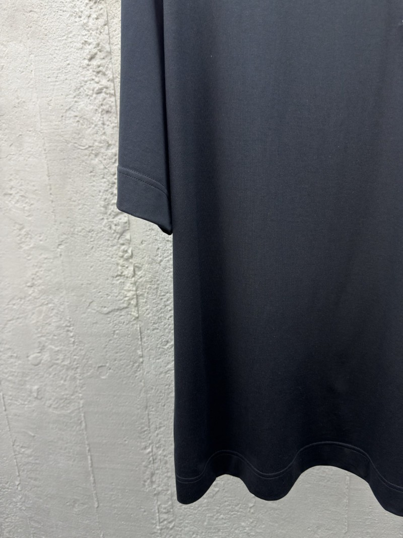 fendi Gourmet Pattern Embroidered Short Sleeve Black 5