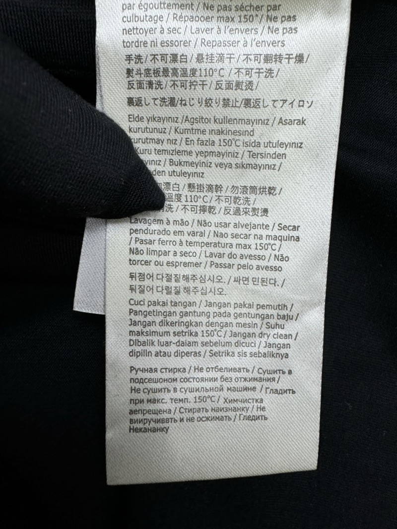 fendi Gourmet Pattern Embroidered Short Sleeve Black 8