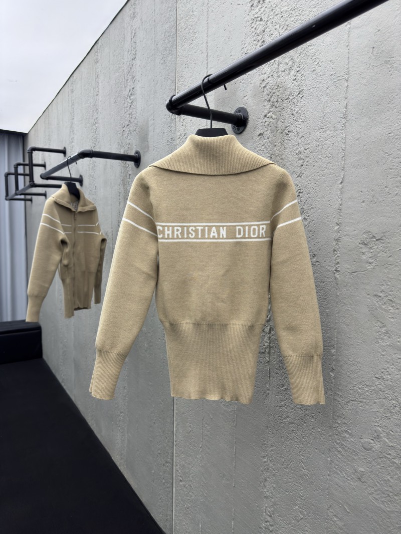 Dior lapel jacquard double face knit jacket 1 1