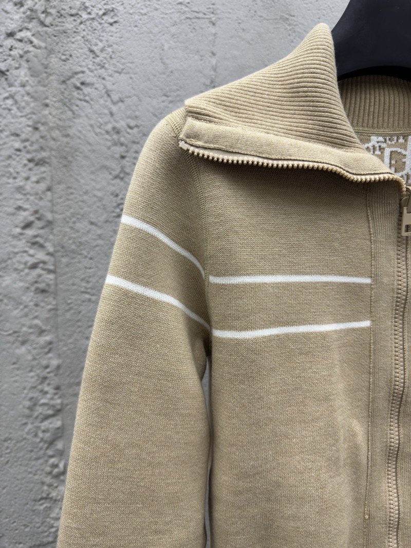 Dior lapel jacquard double face knit jacket 1 5