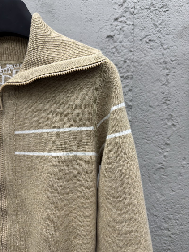 Dior lapel jacquard double face knit jacket 1 6
