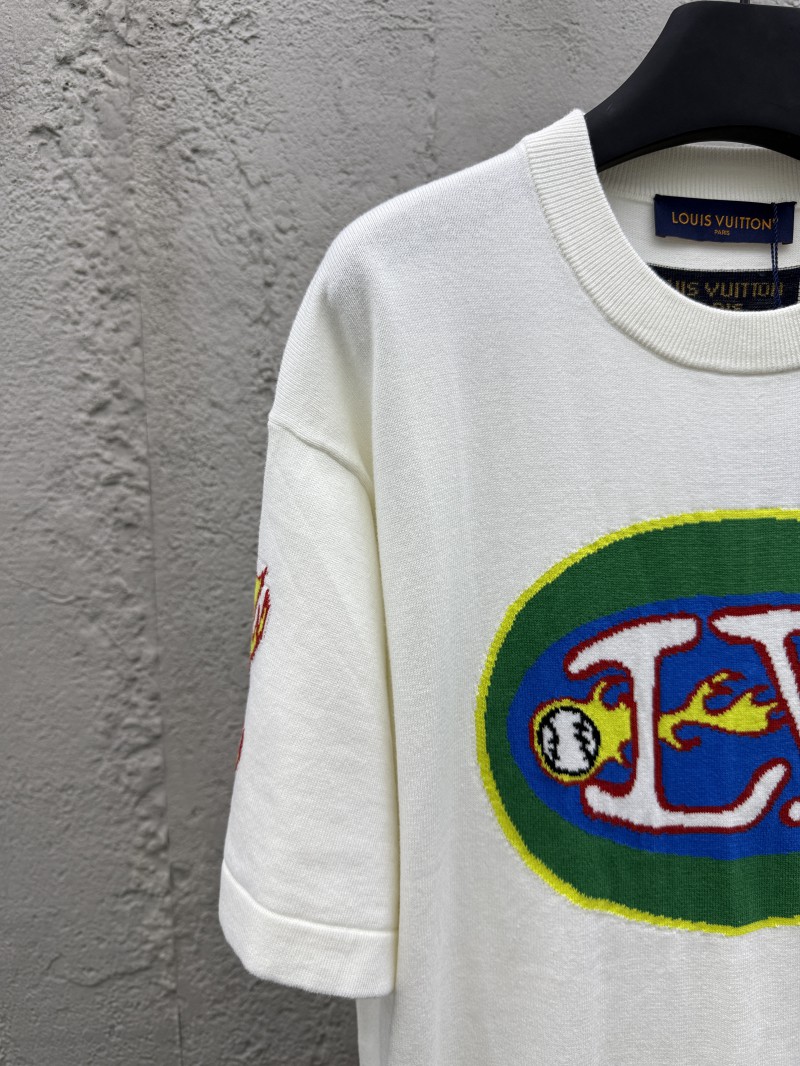 lv soccer flame knit short sleeve 3