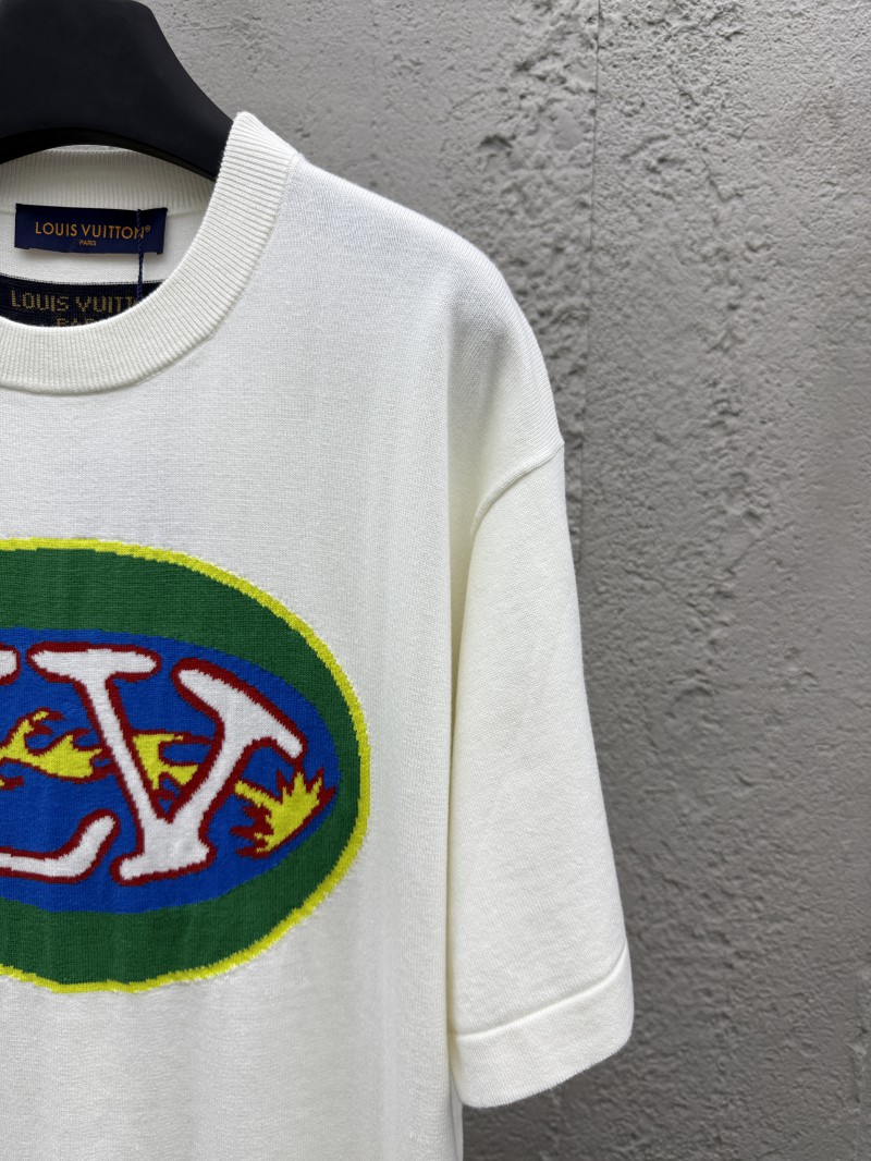 lv soccer flame knit short sleeve 4