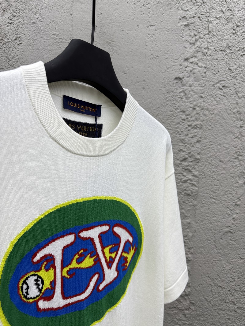lv soccer flame knit short sleeve 7