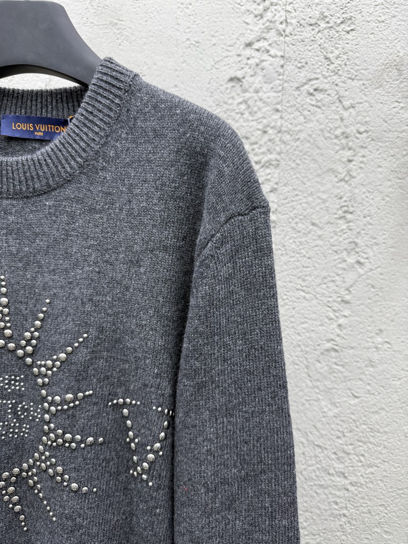 lv sun print hot bead sweater pullover 3