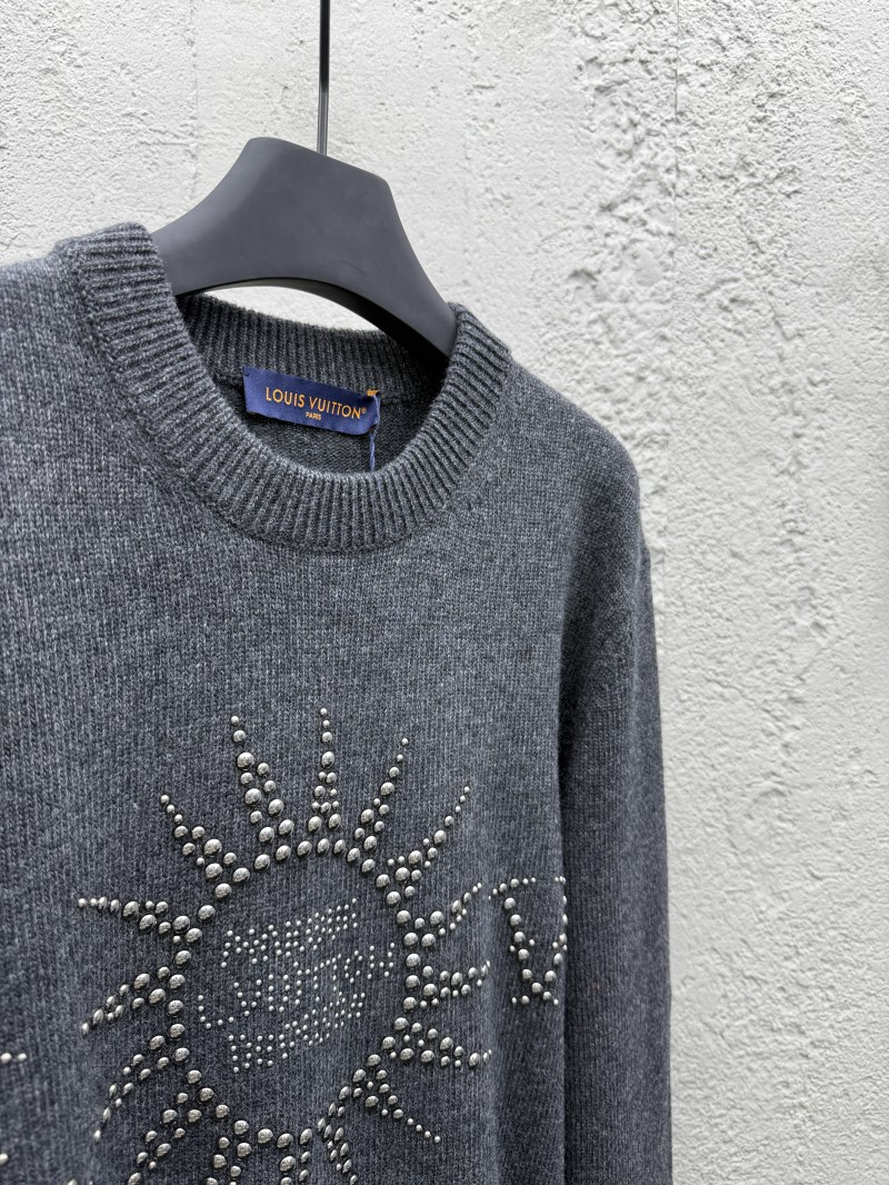 lv sun print hot bead sweater pullover 7