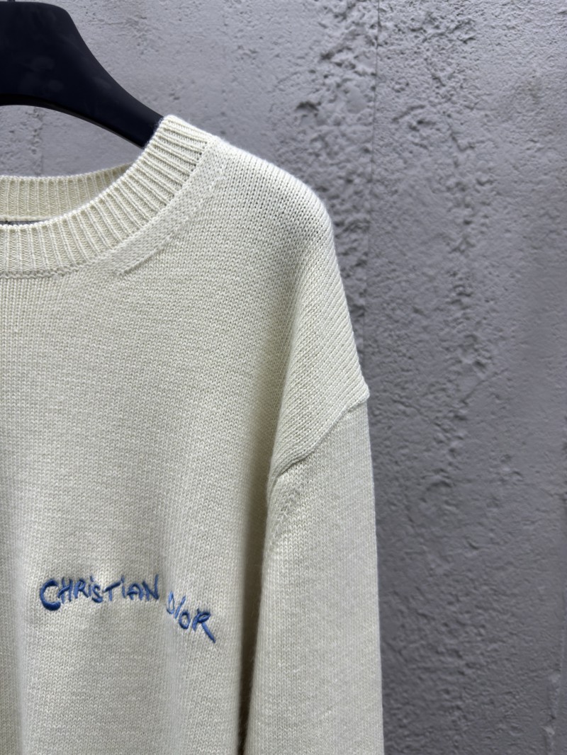 Dior Letter Embroidered Sweater 4