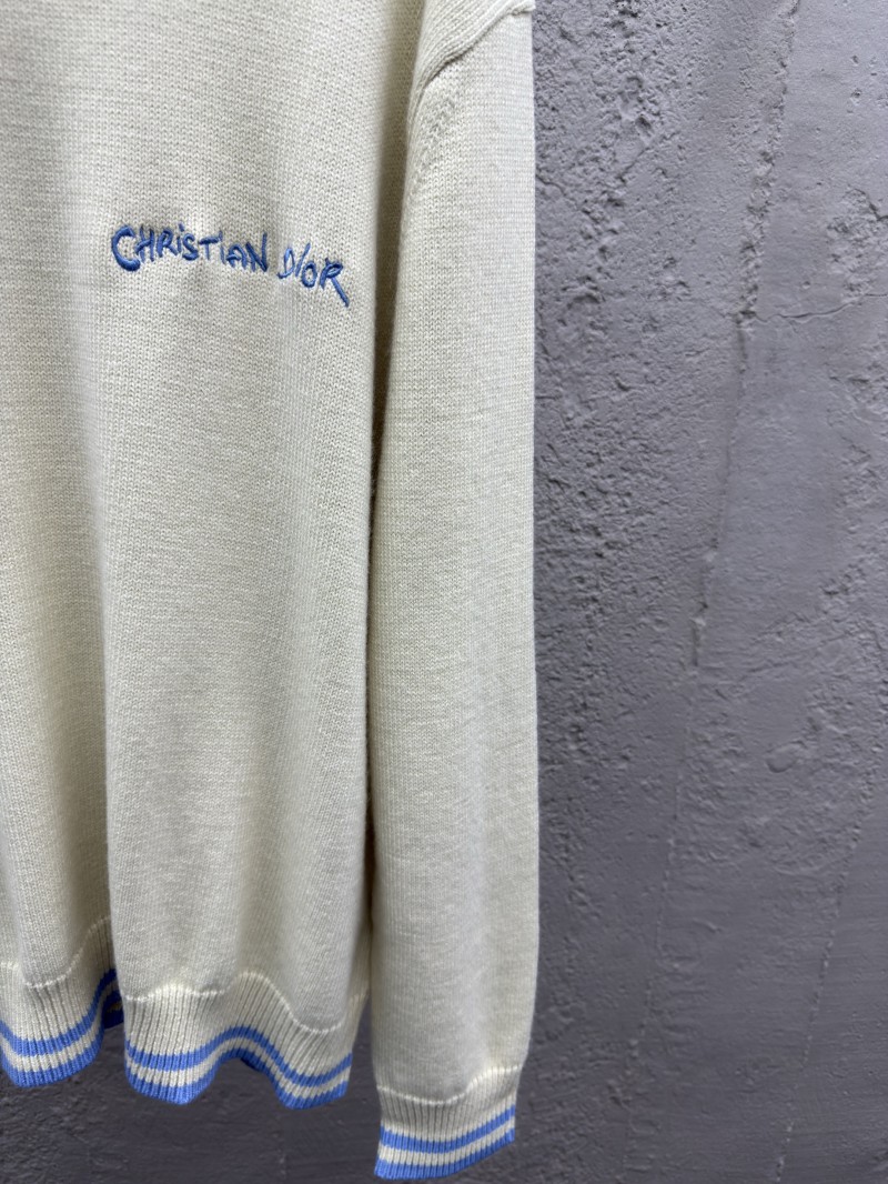 Dior Letter Embroidered Sweater 6