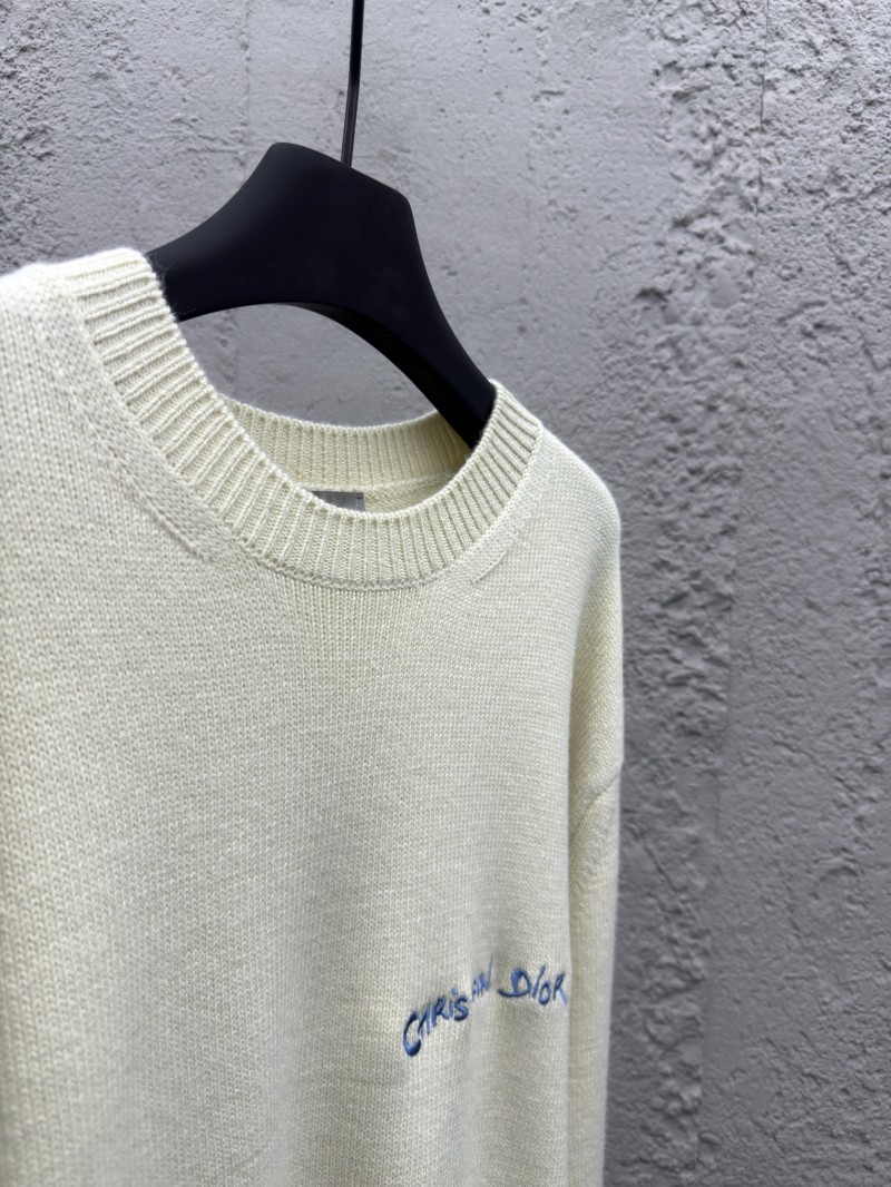 Dior Letter Embroidered Sweater 7