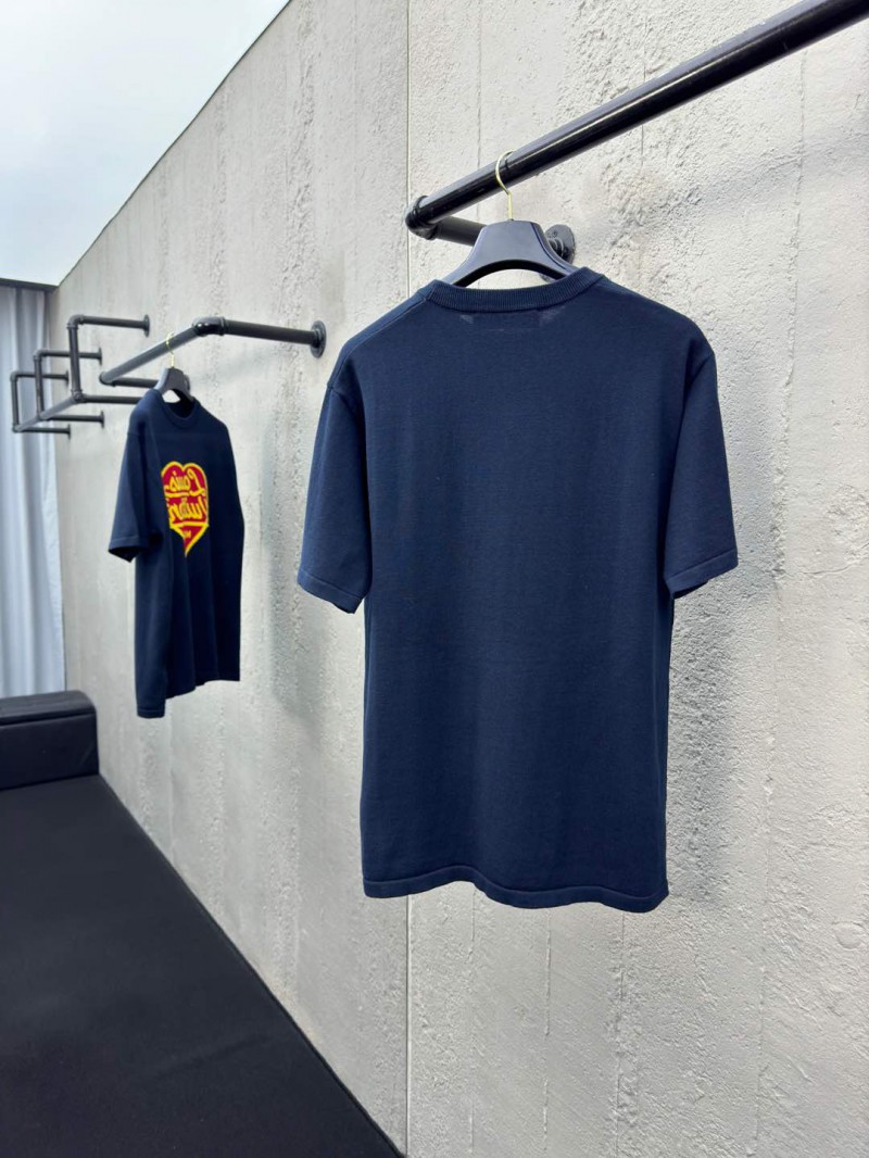 lv jacquard heart short sleeve 1