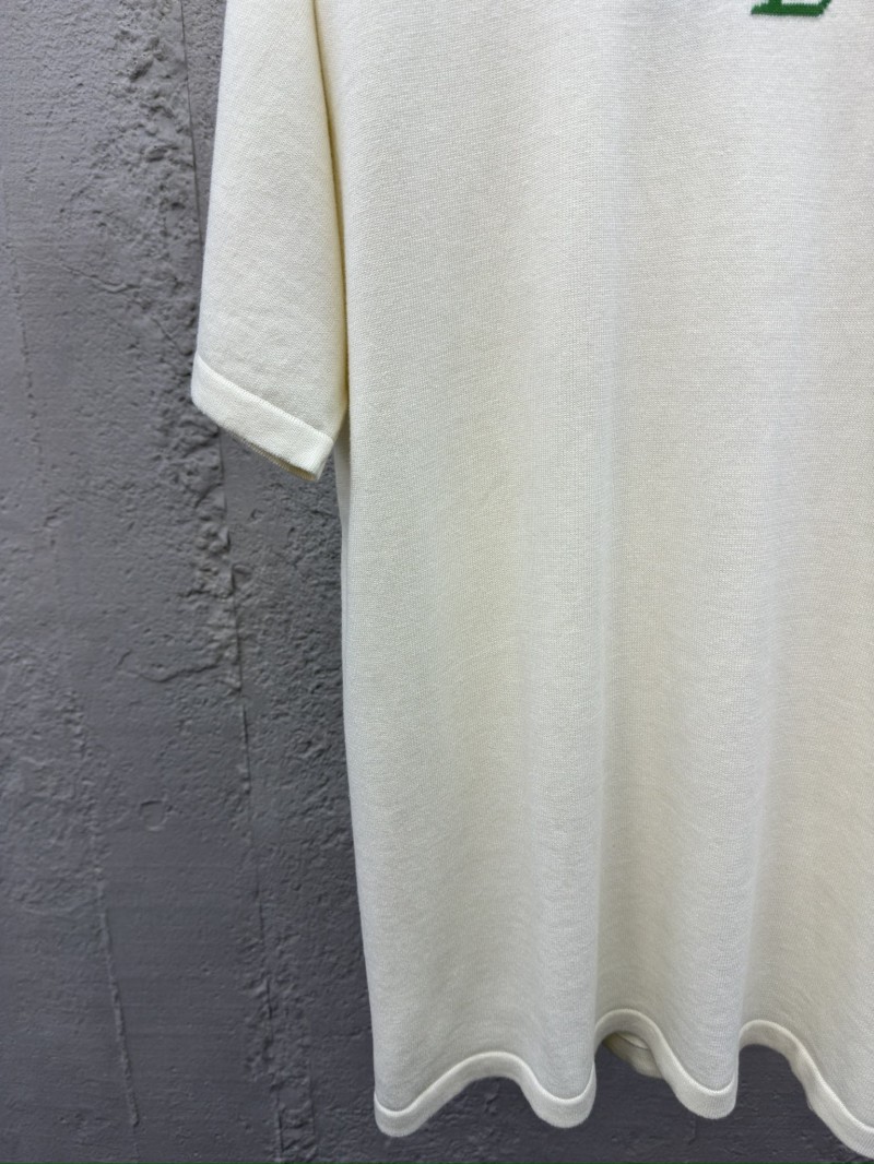 lv floral logo woolen short sleeve 5