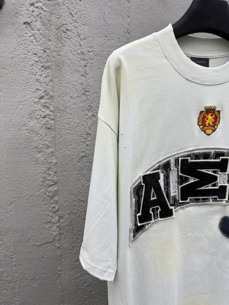 Balenciaga Manchester United Cement Graffiti Aged Short Sleeve 2 3