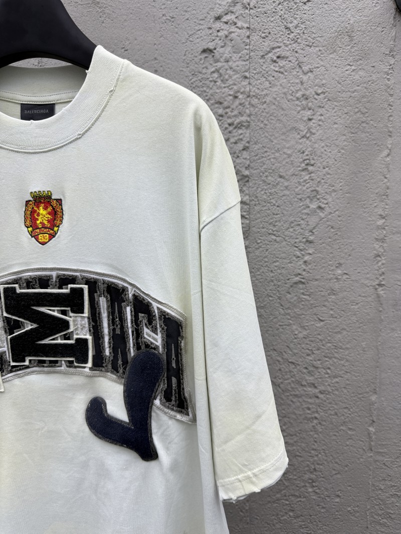 Balenciaga Manchester United Cement Graffiti Aged Short Sleeve 2 4