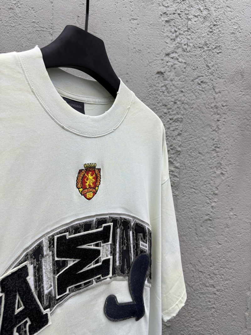 Balenciaga Manchester United Cement Graffiti Aged Short Sleeve 2 7