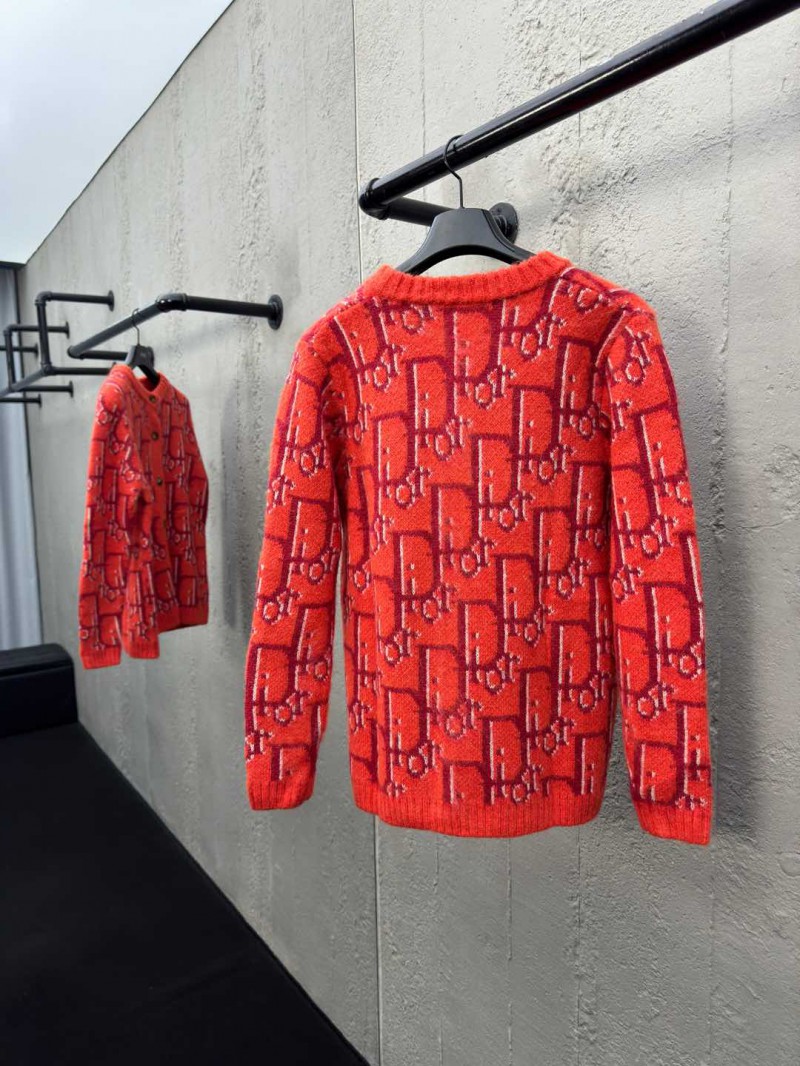 Dior Jacquard Knit Mohair Cardigan 1 1