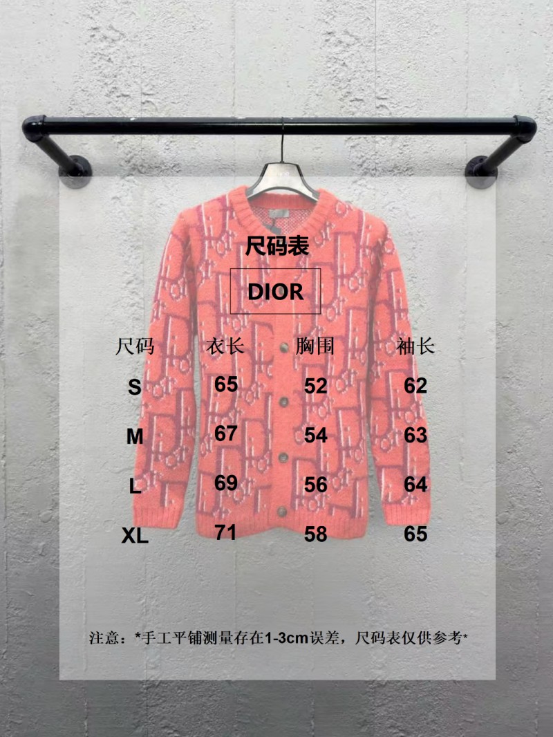 Dior Jacquard Knit Mohair Cardigan 1 9