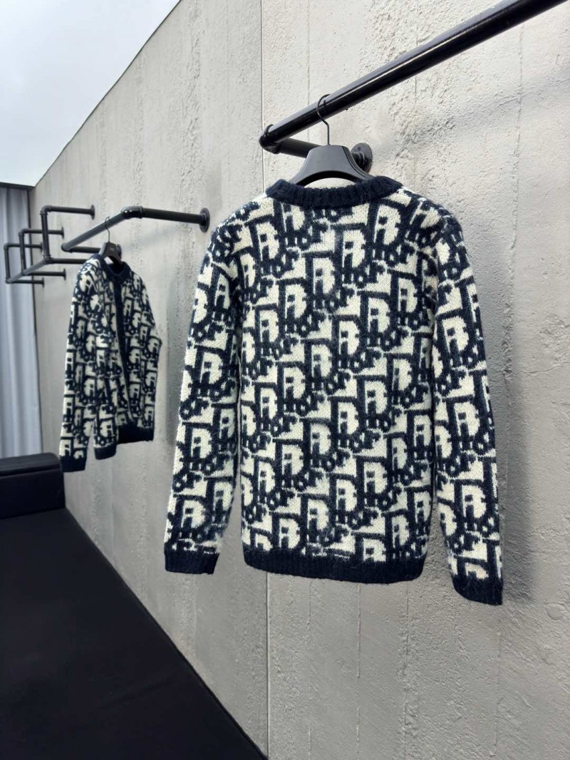 Dior Jacquard Knit Mohair Cardigan 2 1
