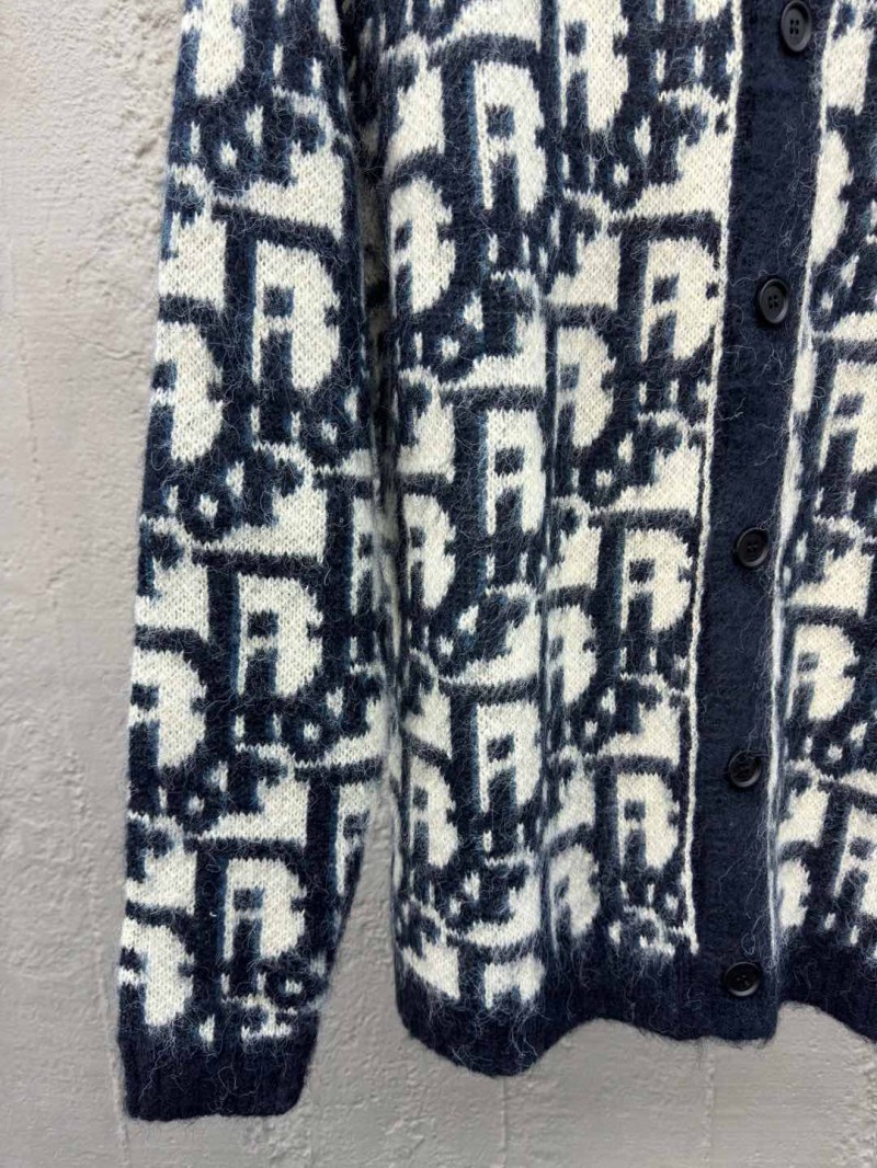 Dior Jacquard Knit Mohair Cardigan 2 5
