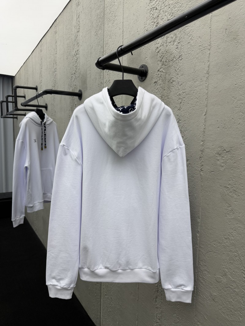 Lv Solid Color Drawstring Hooded Long Sleeve Sweatshirt 1 2