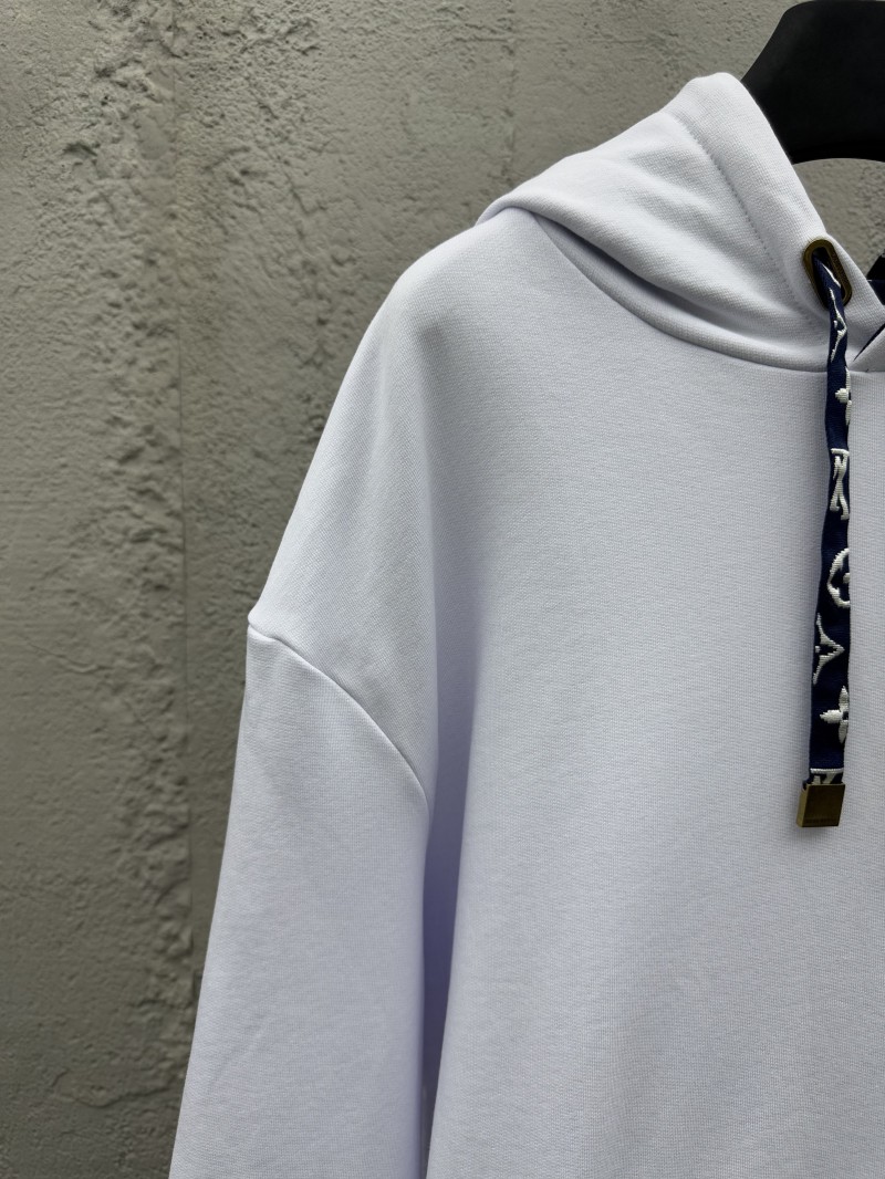 Lv Solid Color Drawstring Hooded Long Sleeve Sweatshirt 1 4