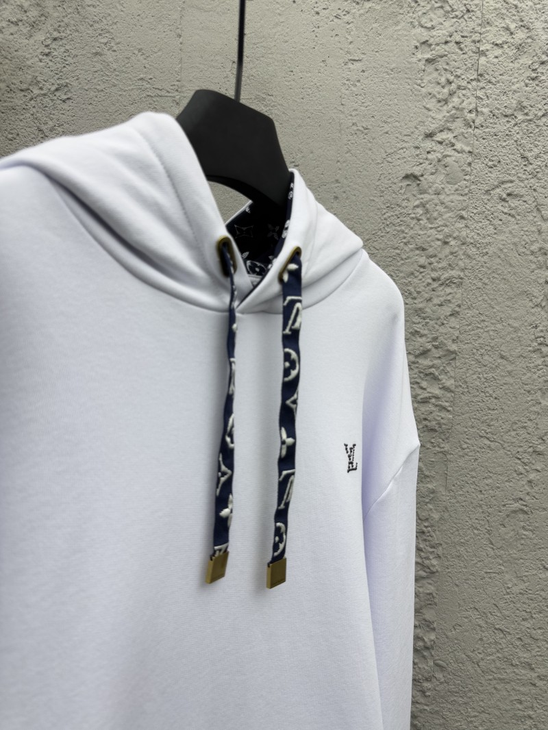 Lv Solid Color Drawstring Hooded Long Sleeve Sweatshirt 1 8