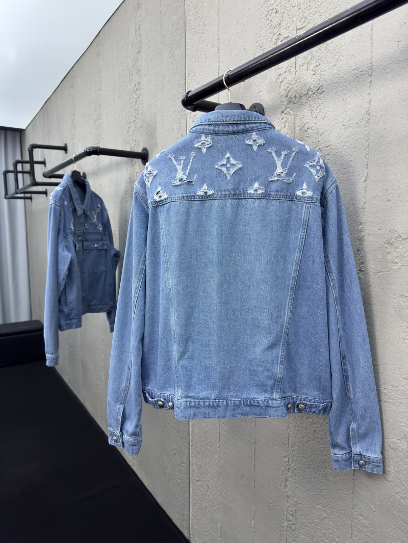 Lv washed and ripped denim jacket 1