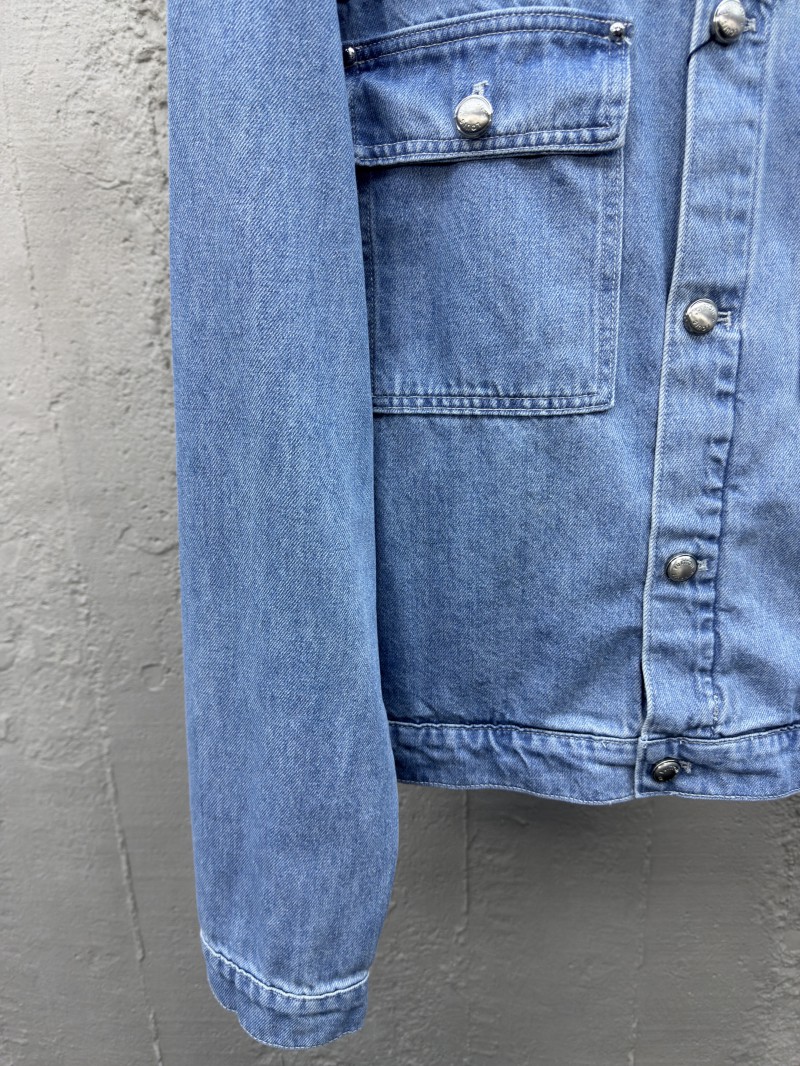 Lv washed and ripped denim jacket 5
