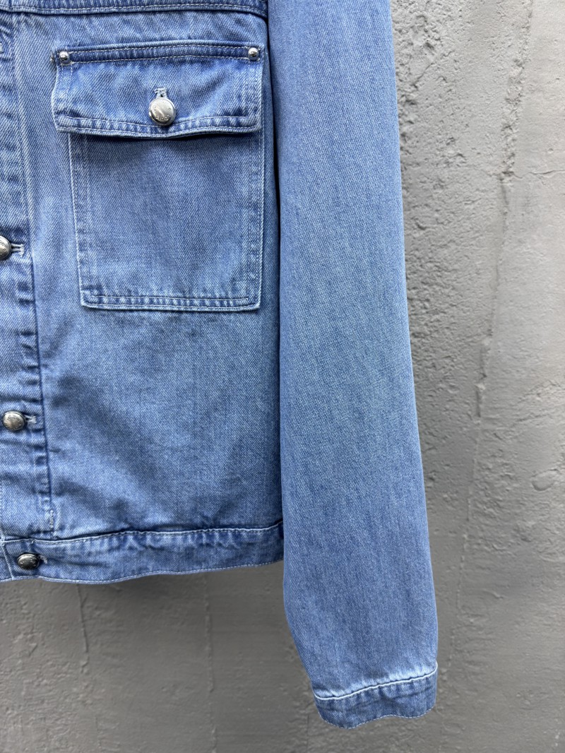 Lv washed and ripped denim jacket 6